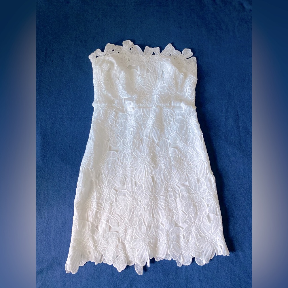 Pure white dress